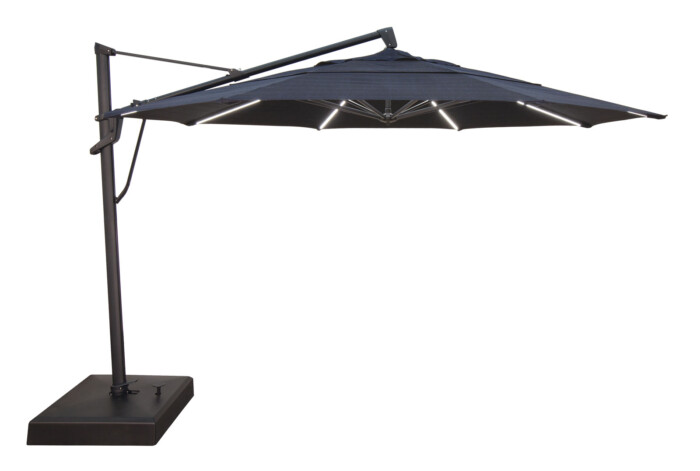 Cantilever Umbrella with Lights