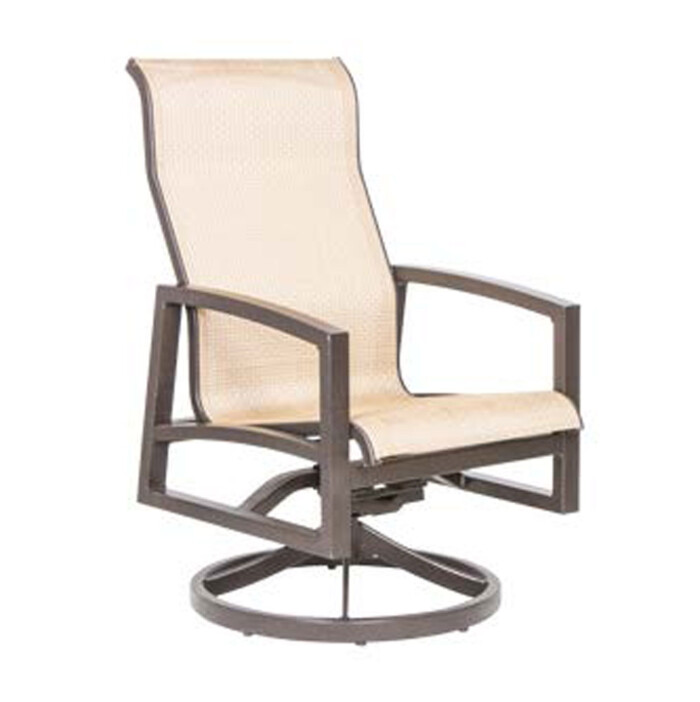 Ravello Padded Sling Dining Swivel Rocker