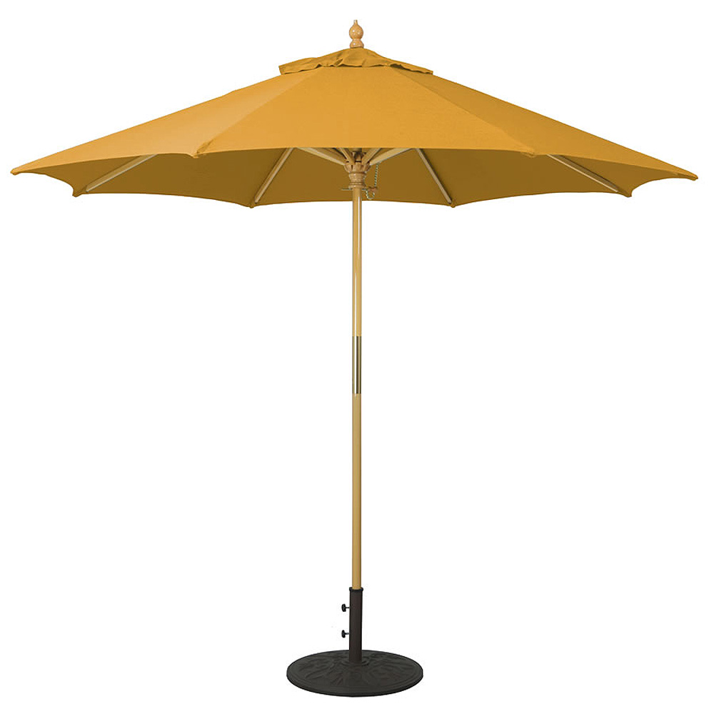 Commercial Grade Wood Market Umbrella