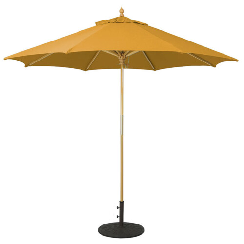 Commercial Grade Wood Market Umbrella