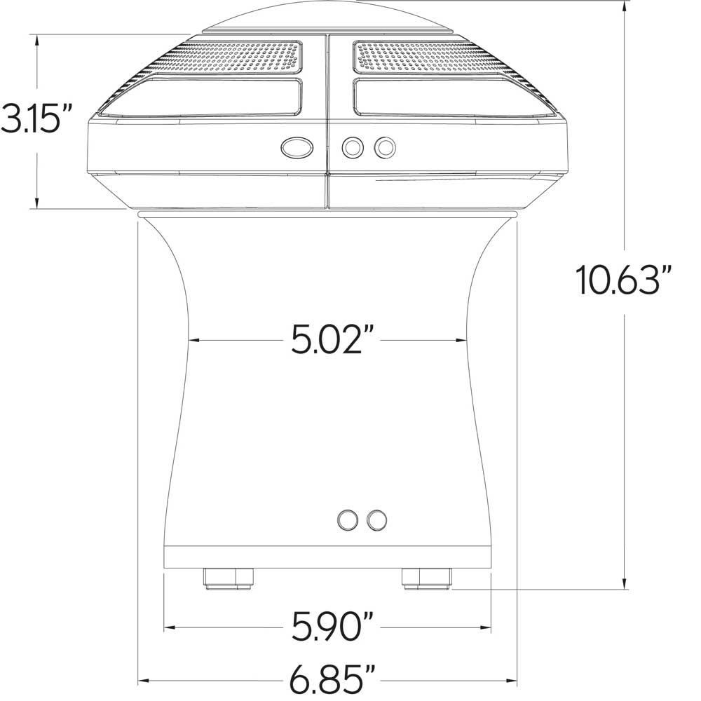 EVO product Dimensions