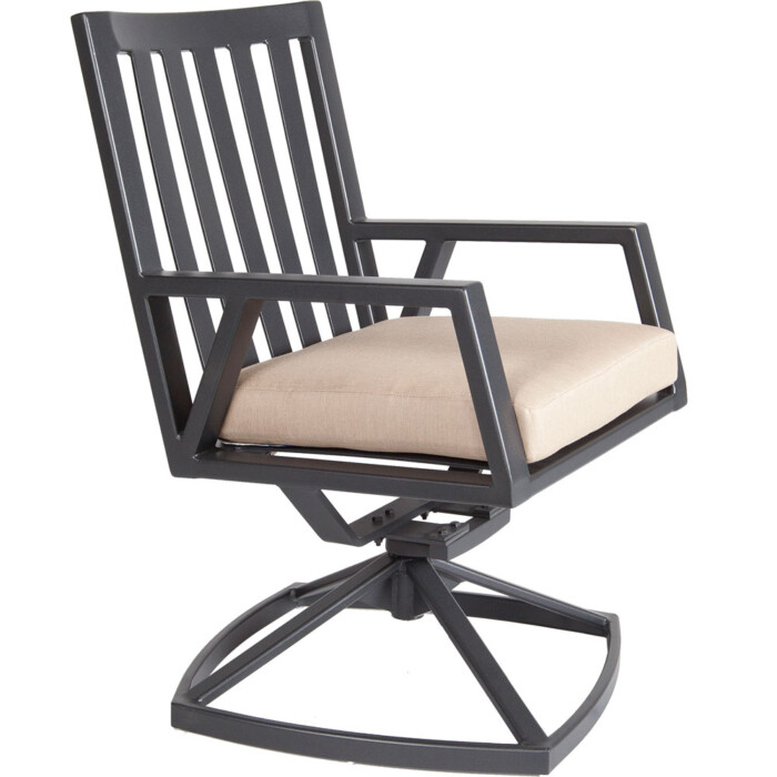 Aris Dining Swivel Rocker Arm Chair