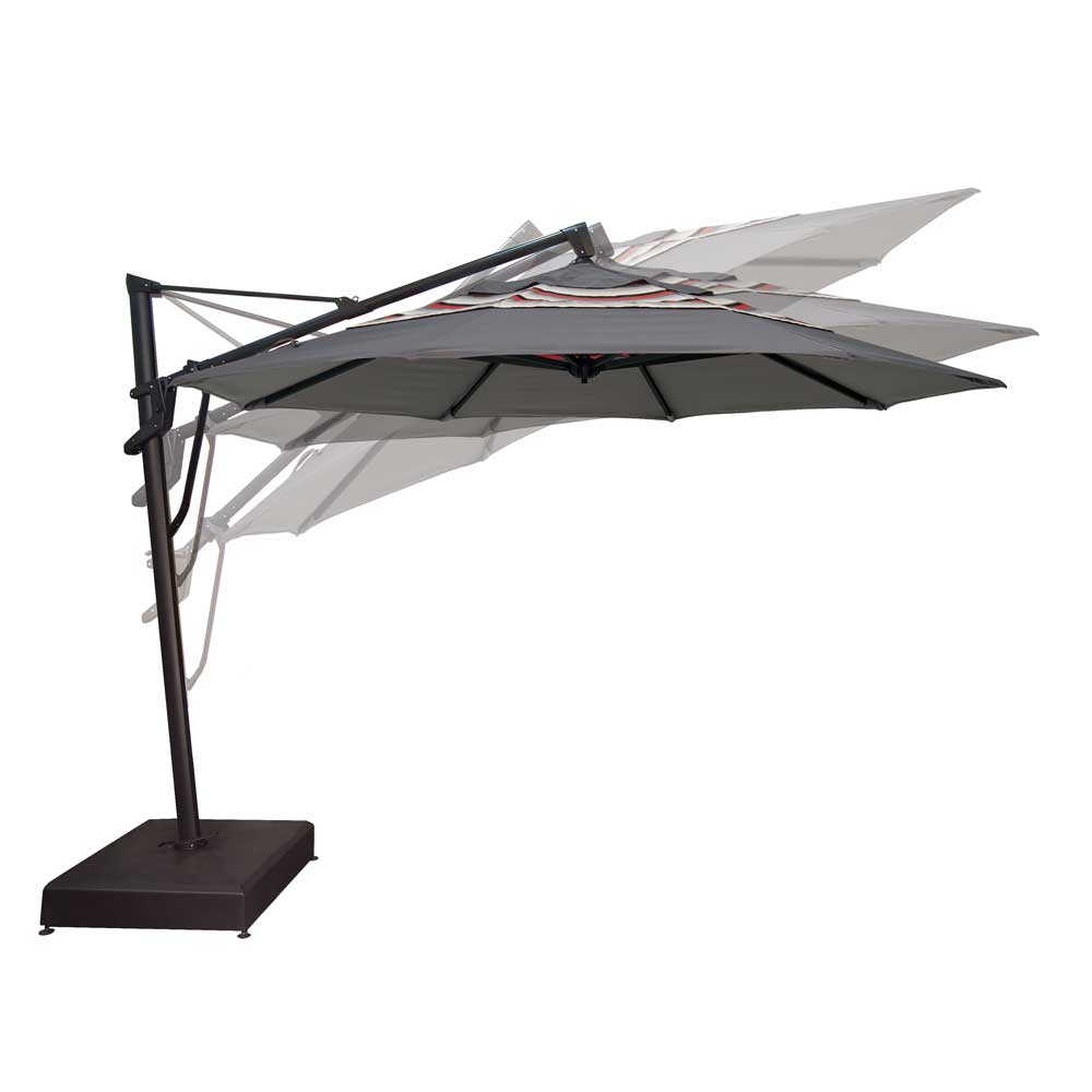 11' AKZ Plus Octagon Cantilever Umbrella - Image 2