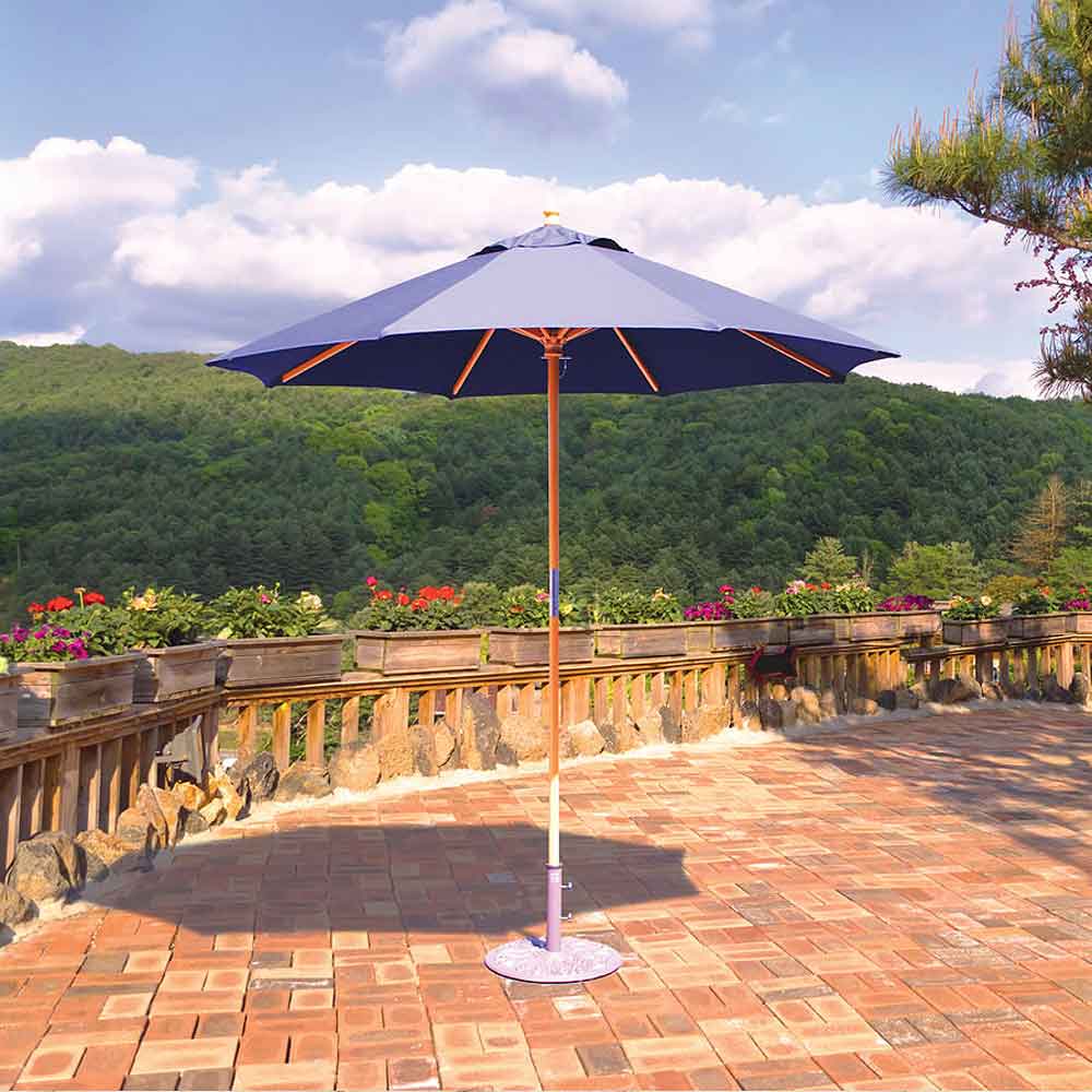 Commercial grade Wood Market Umbrella