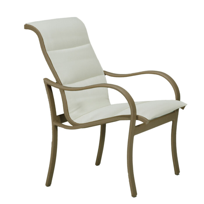 Shoreline Padded Low Back Sling Dining Chair