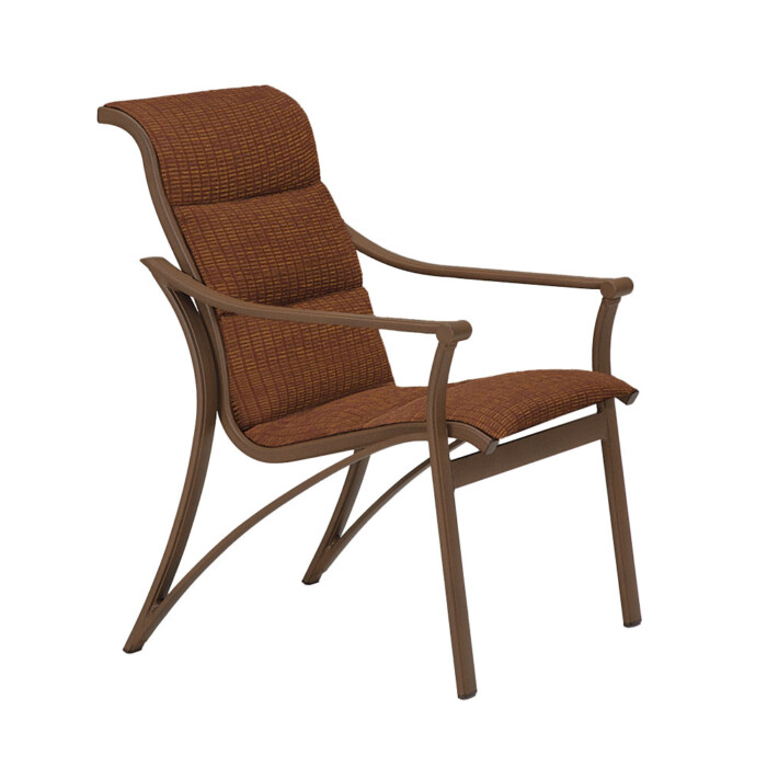 Corsica Padded Sling Low Back Dining Chair
