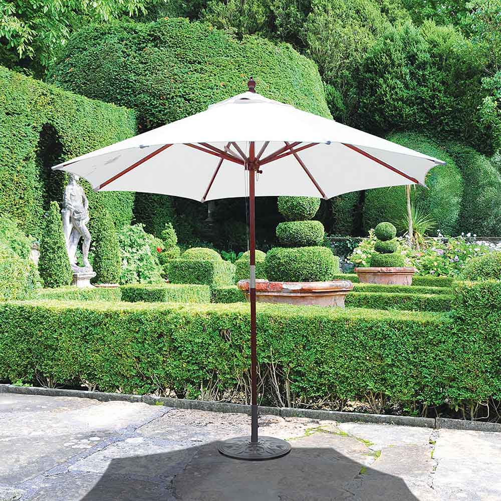 Commercial Grade Wood Market Umbrella