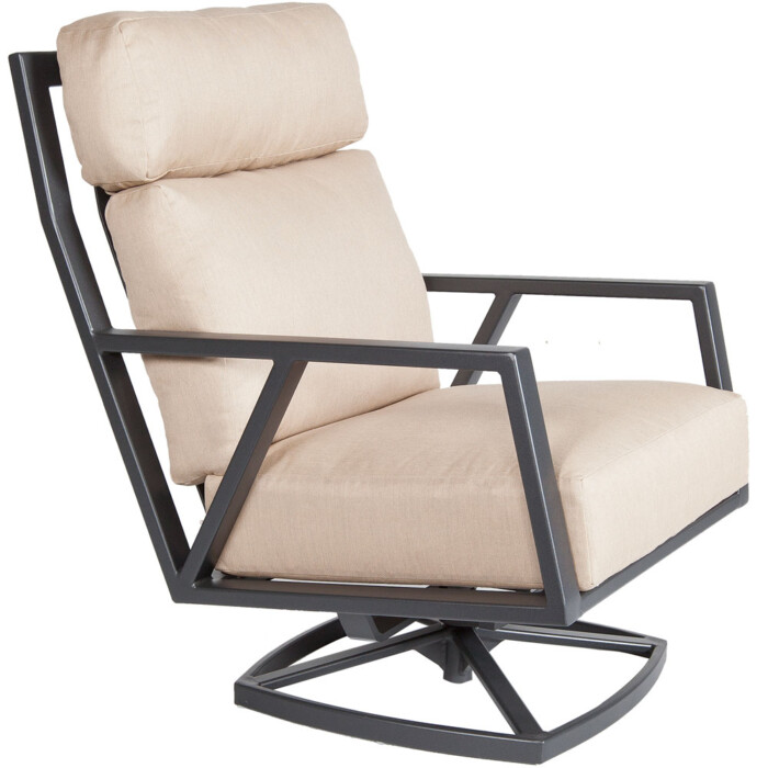 Aris Swivel Rocker Club Chair