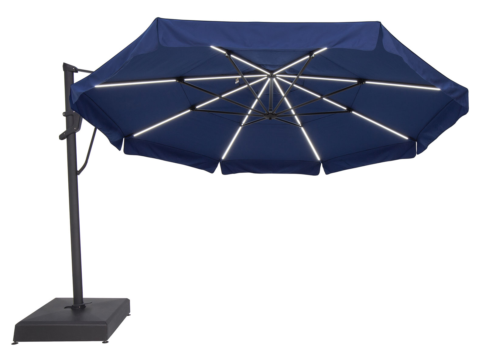 Cantilever Umbrella with Lights